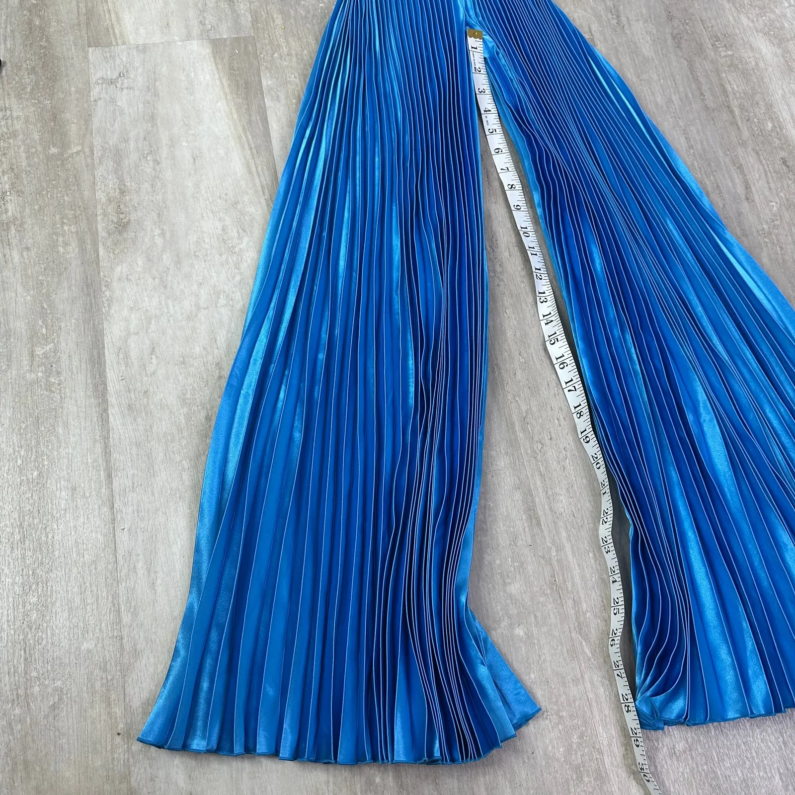 L’idee Bisous Pleated Pants in Royal Cloud Blue Size 6 - Image 8