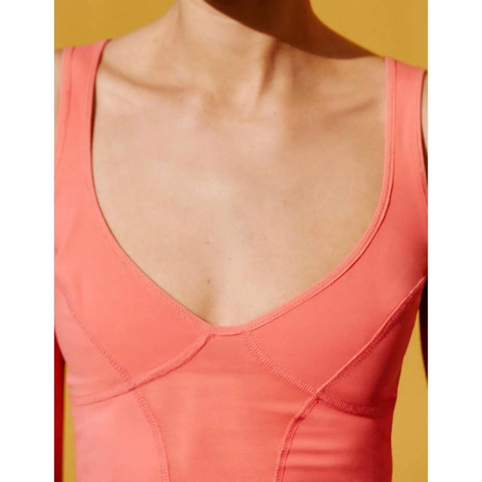 Free People pink Heart of Gold‎ leotard XS New - Image 6