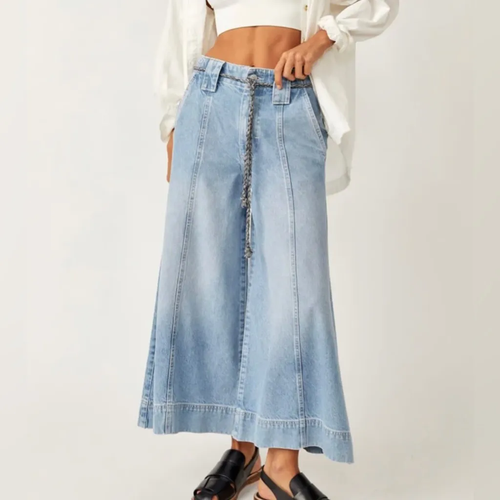We The Free • Sheer Luck Cropped Wide-Leg - Image 2