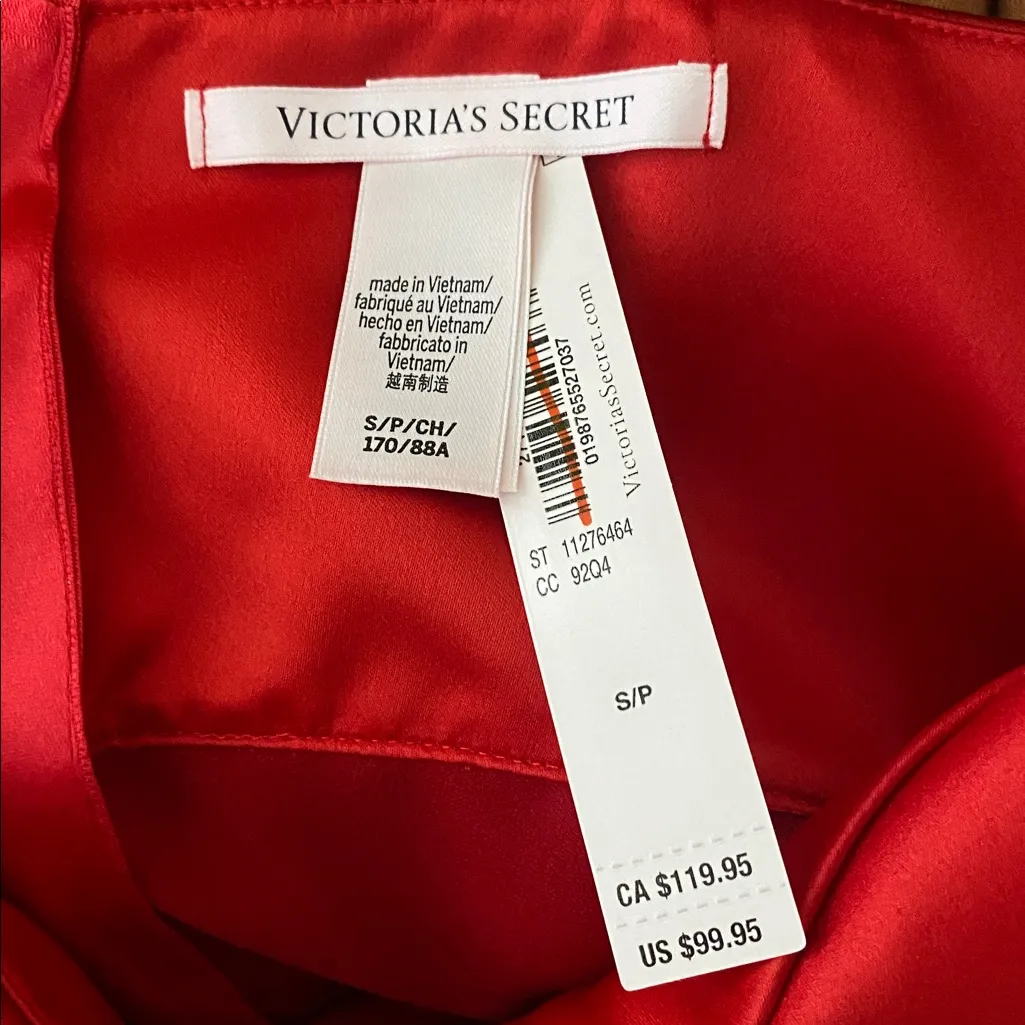 Victoria's Secret Dream Angels 
Twinkle Bow Satin Mini Slip Dress - Image 4