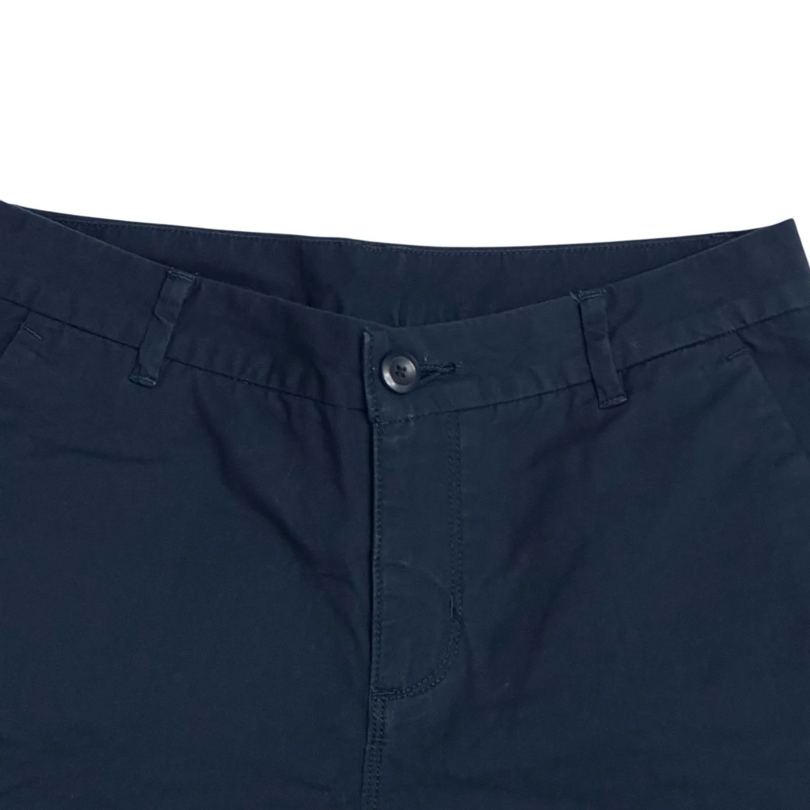 PATAGONIA Shorts Womens Stretch All‎ Wear 4" Chino Navy Blue Sz 4 Organic Cotton - Image 2