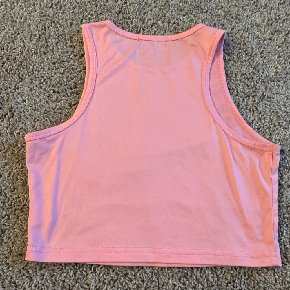 I Love Cowboys Pink Tank Top - Image 4