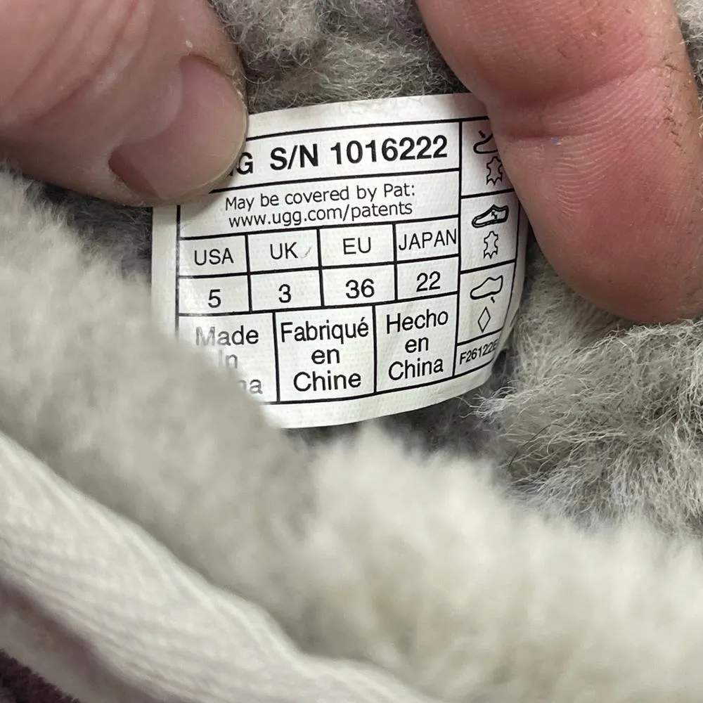 Ugg classic mini boots in grey campfire sz 5 - Image 9