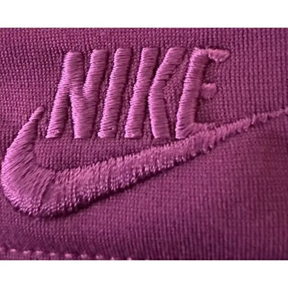 Nike Women M Jacket Athletic Purple Pink Full Zip Fitted‎ Athletic Wear Pockets - Image 2