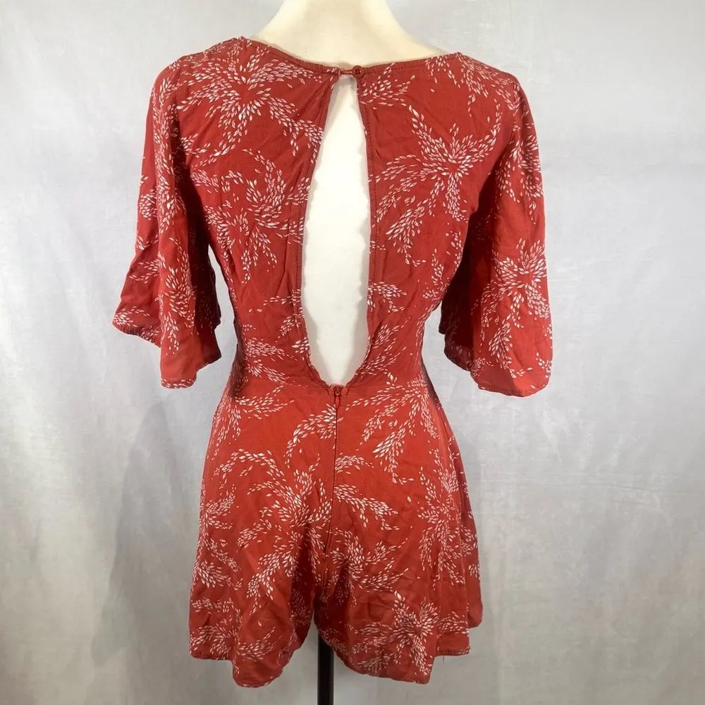 Princess Polly Dusty rose layered backless dress Playsuit romper size 4 - Image 9