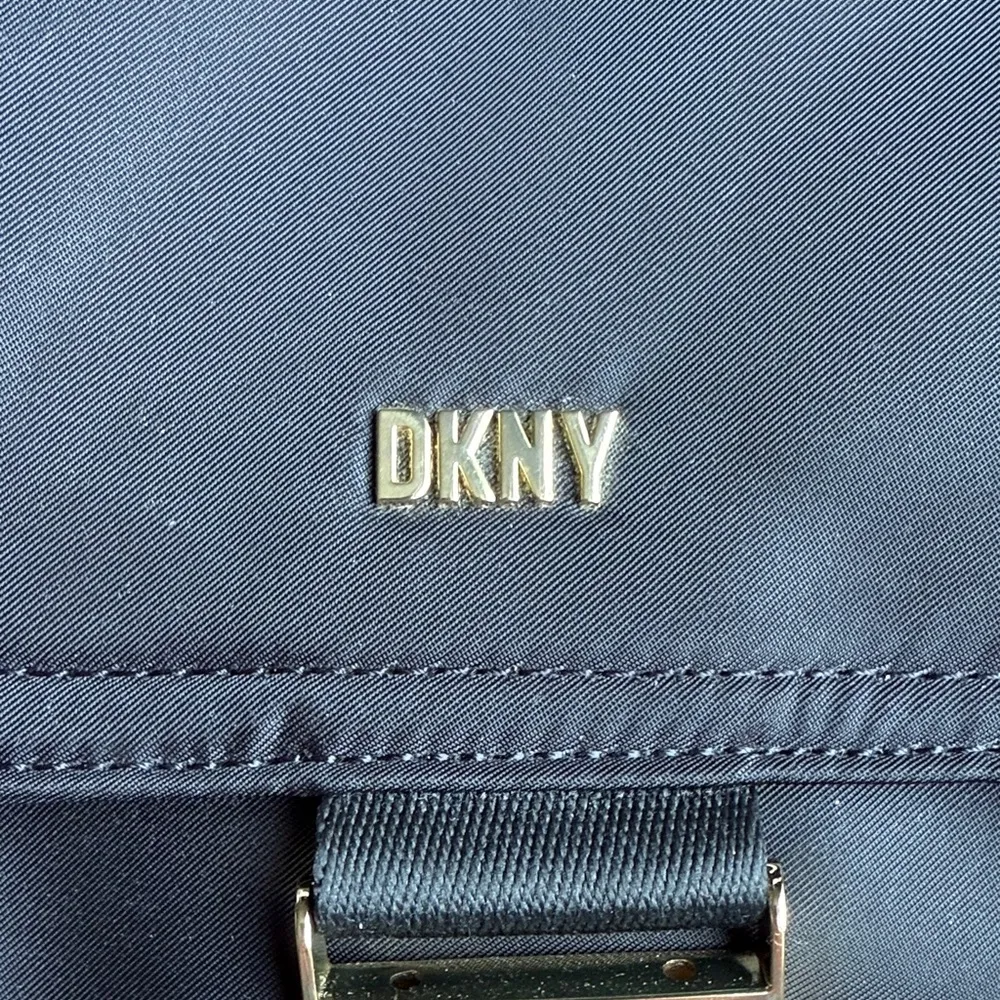 NWT DKNY Black Yugo Crossbody Bag Donna Karan New York Designer Gold Buckle Chic - Image 2