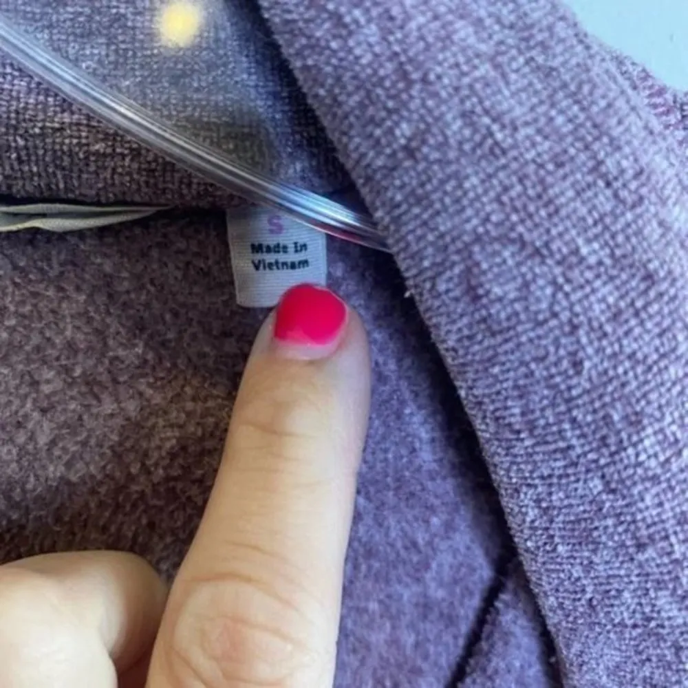 Athleta 1/2 Zip Purple Pullover Fleece Sweater with Pocket Sz S - Image 7