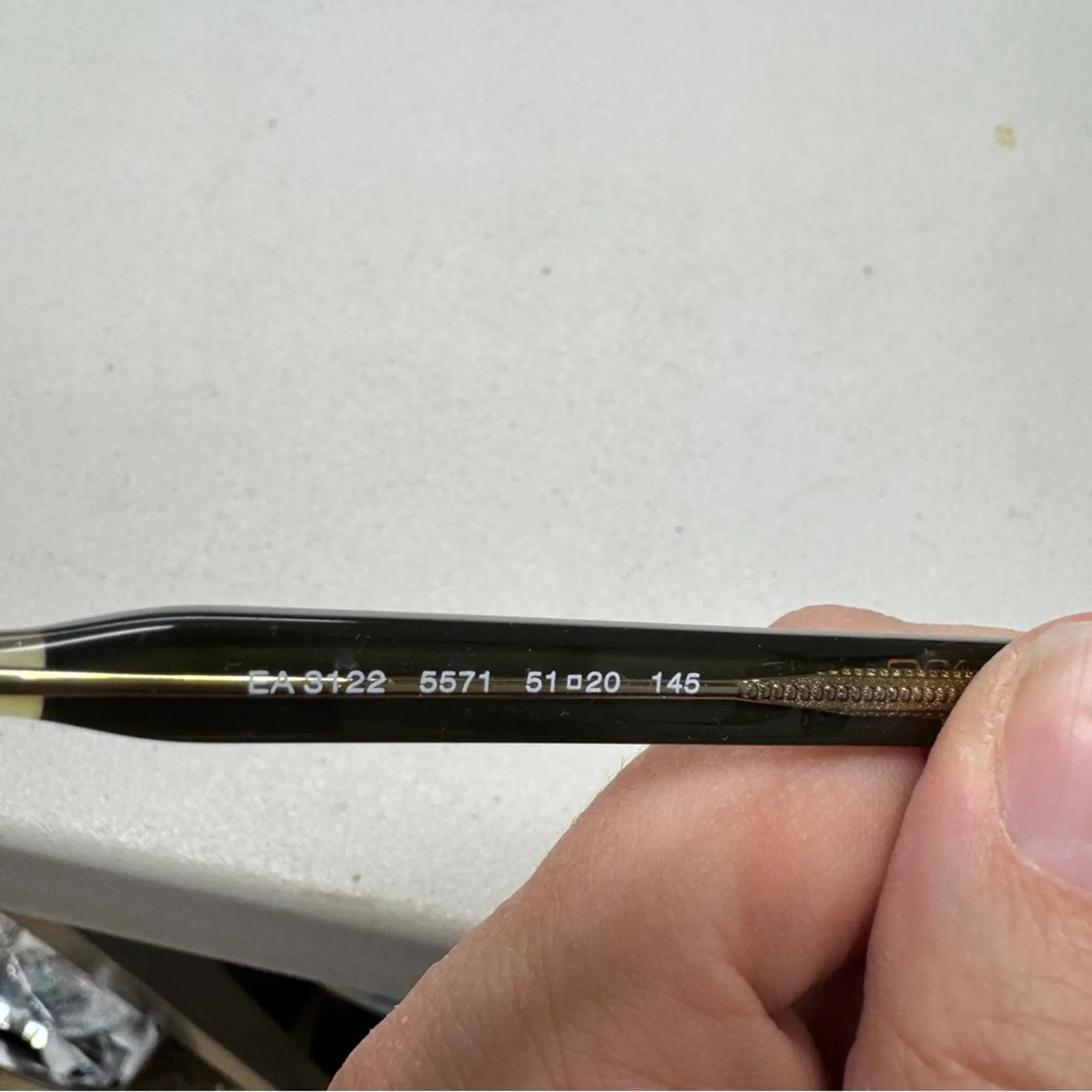 Giorgio Armani Green Tortious Shell Eye Glasses Frames Only Unisex - Image 7