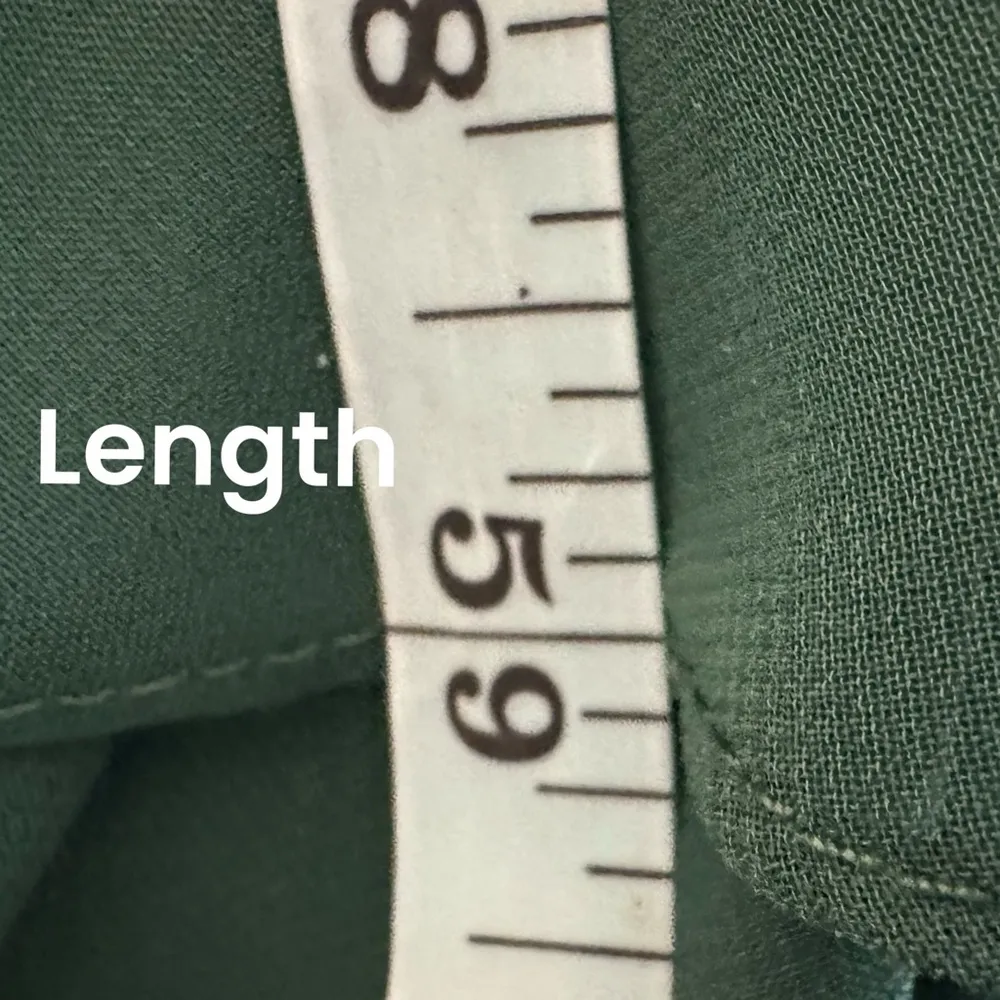 JJs HOUSE Green Goddess Chiffon Gown Split Ruffle Sleeve Dress V Neck Women Sz 6 - Image 15