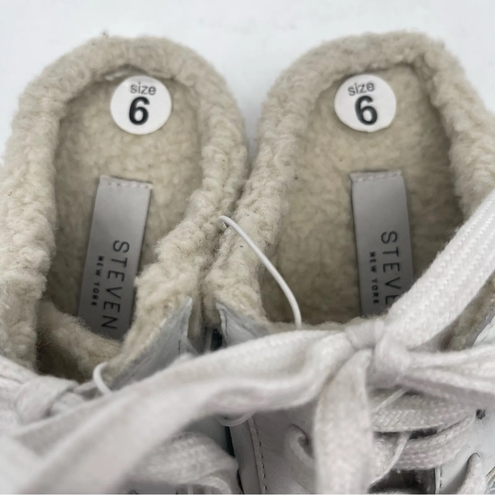 NEW STEVEN Shoes Steve Madden Prancey Slip On Sneakers Multi White Size 6 NWOT - Image 10