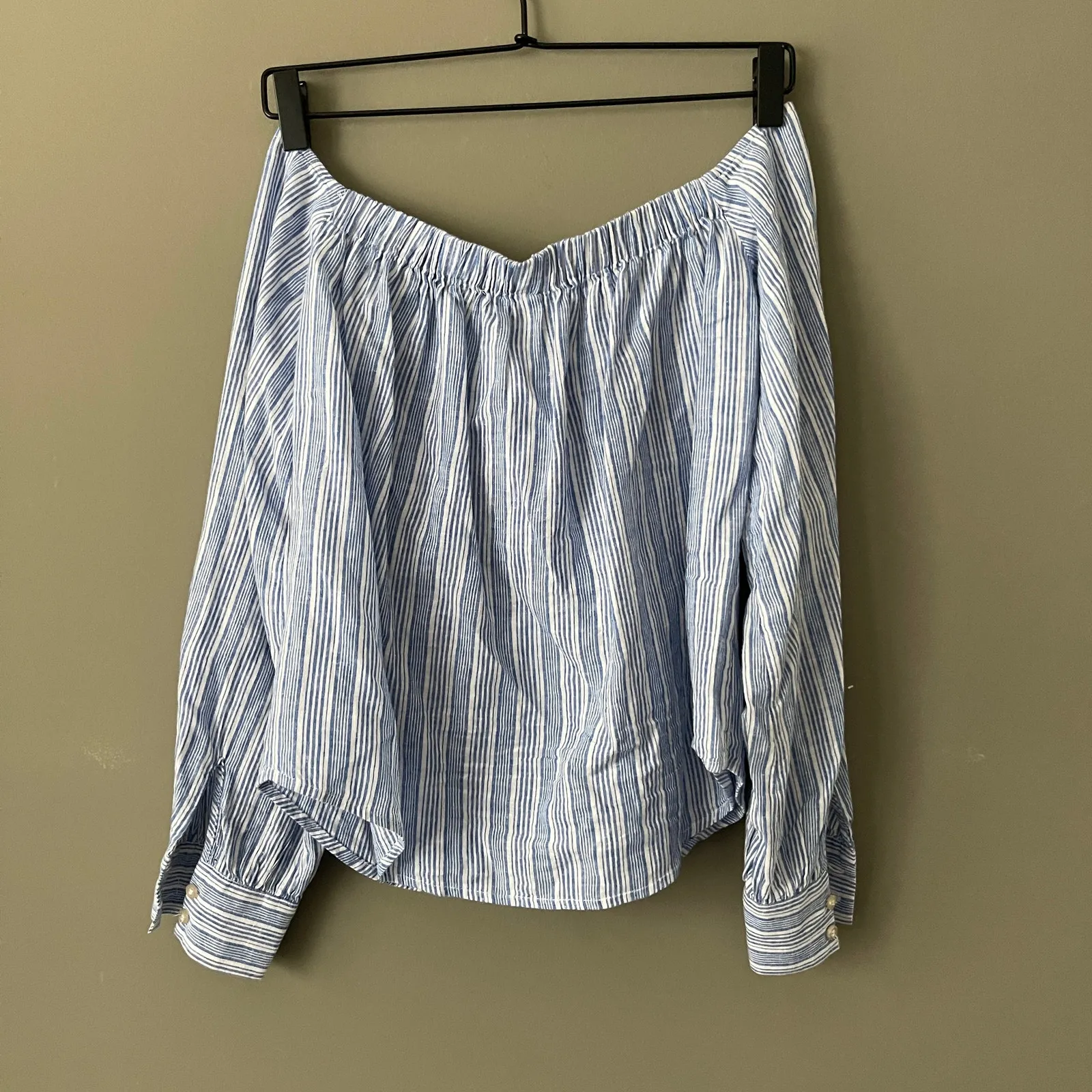 Free People Hello There Beautiful Off Shoulder Top - Image 6