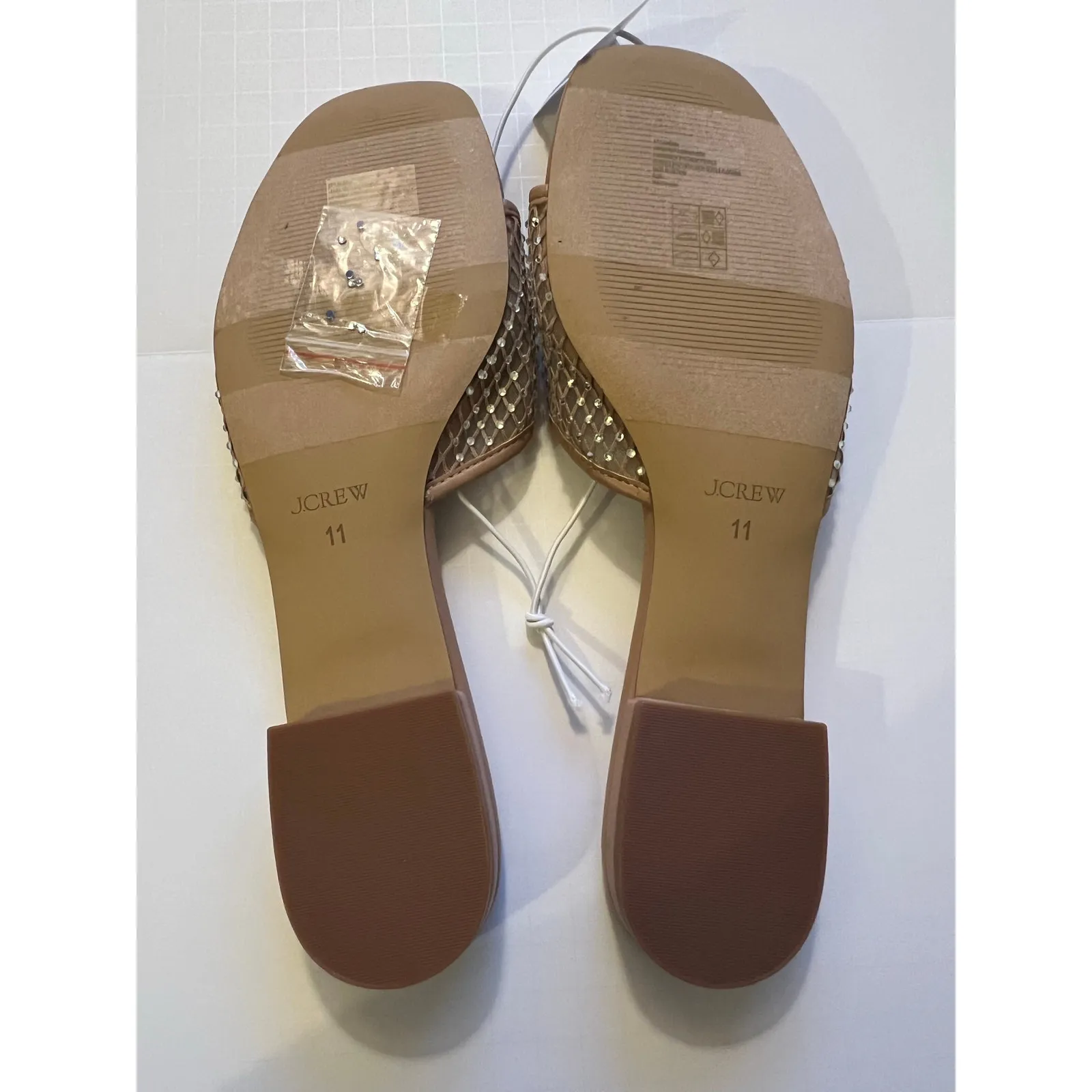 J.Crew Rhinestone Mesh Slide Sandals - Image 4