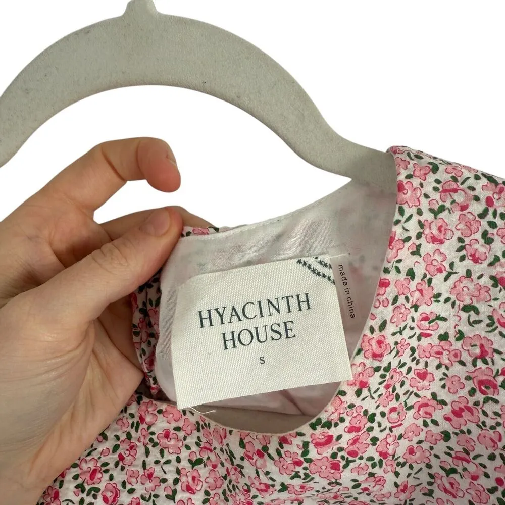 Hyacinth House Tuckernuck Multi Floral Barton Maxi Dress Cottagecore Women Small Pink - Image 5