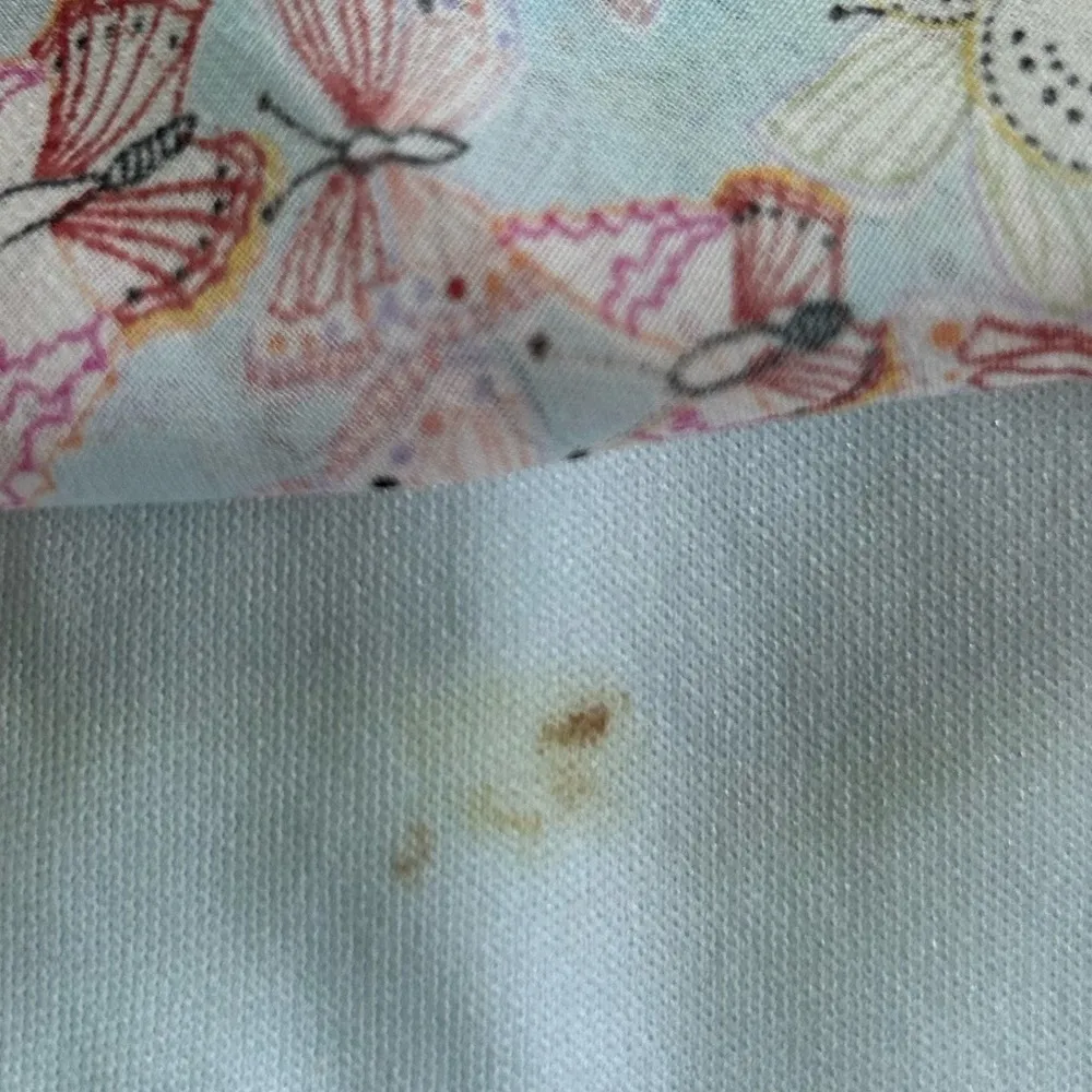 Vintage Y2K Whimsy Fairy Butterfly Tired Milkmaid Slip Midi Dress Size 6 Blue - Image 9