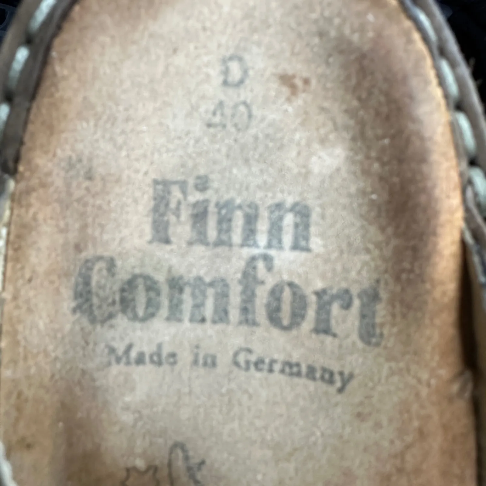 Finn Comfort Santa Fe Womens Clogs EU 40 US 9 Brown Leather Slip On Germany - Image 2