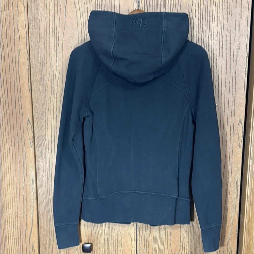 Lululemon Scuba Hoodie *Light Cotton Fleece Black Sz8 - Image 2