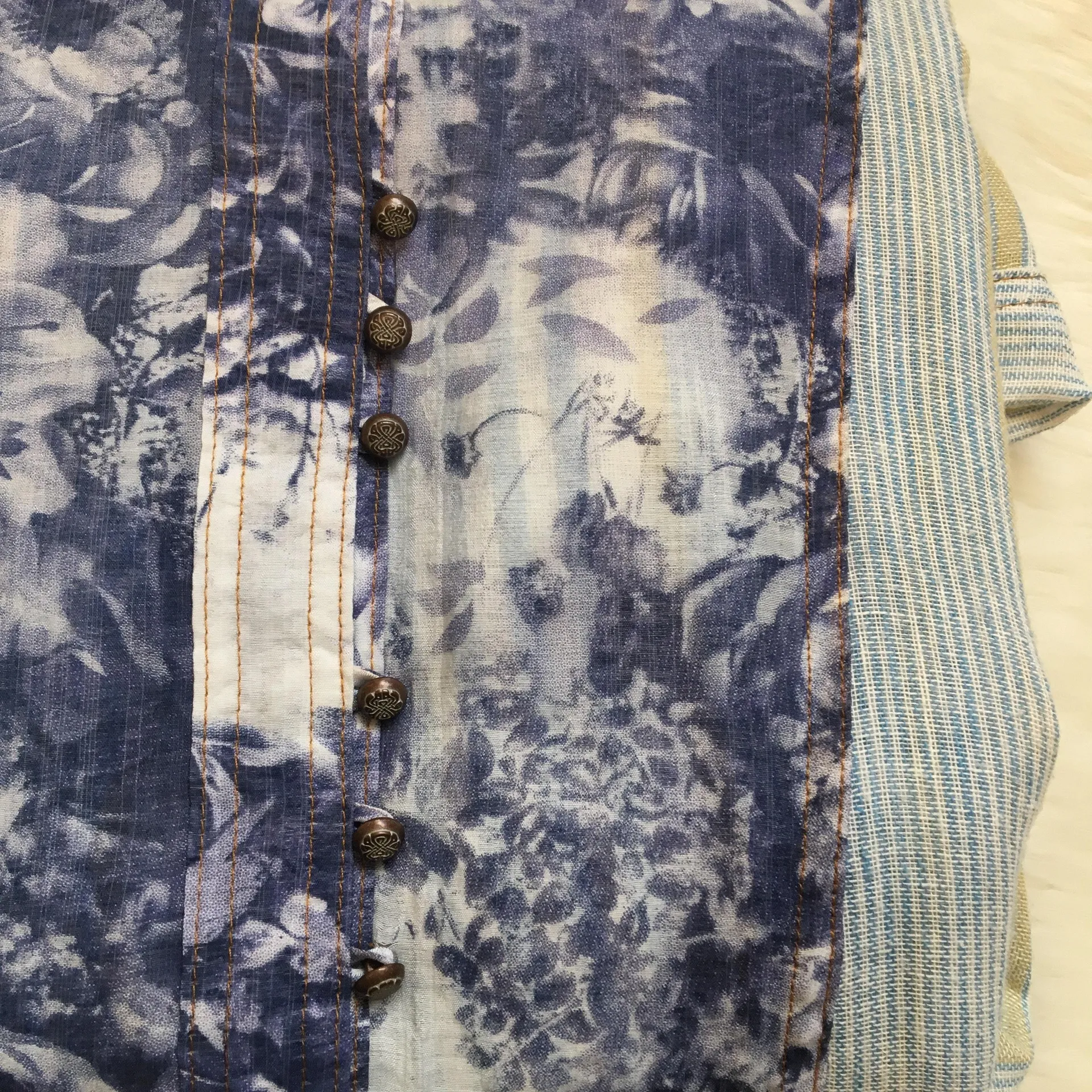 | Floral Striped Tunic Top - Image 3