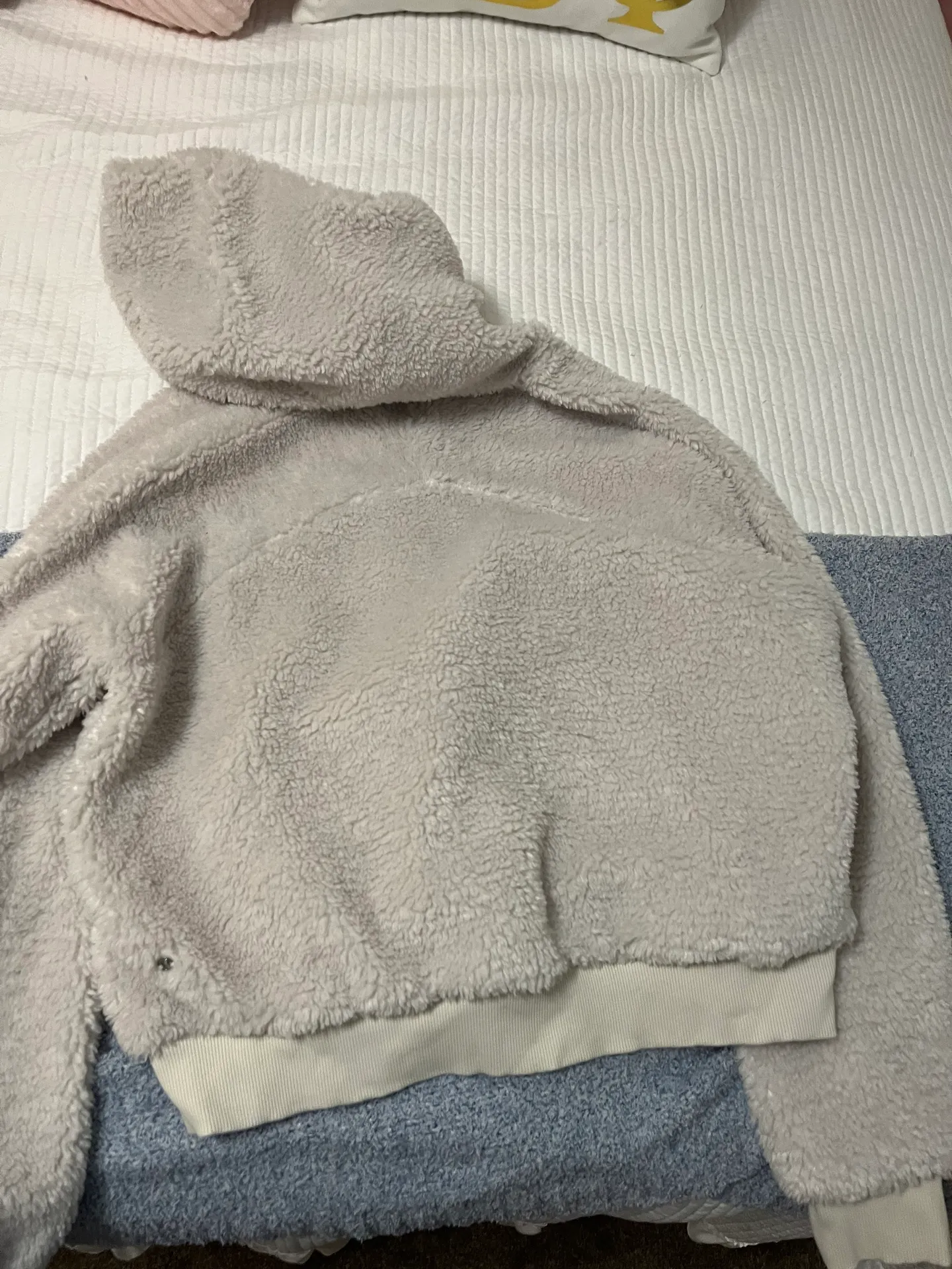 Lululemon White Opal Fleece Half Zip - Image 2