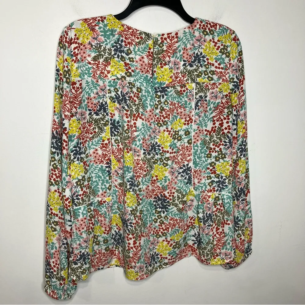 Loft outlet liberty print blouse oversized size XS - Image 5