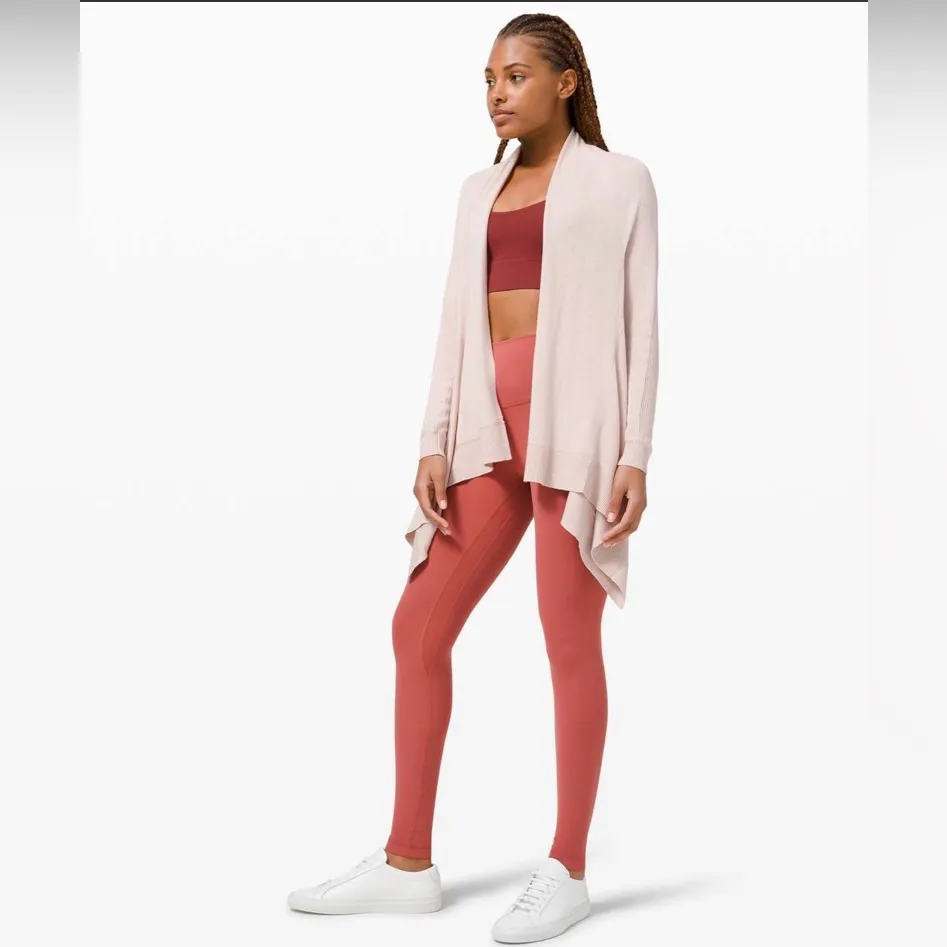 Lululemon Cashlu Knit Wrap in Pink Bliss - Cashmere Blend - XL-XXL - Image 3