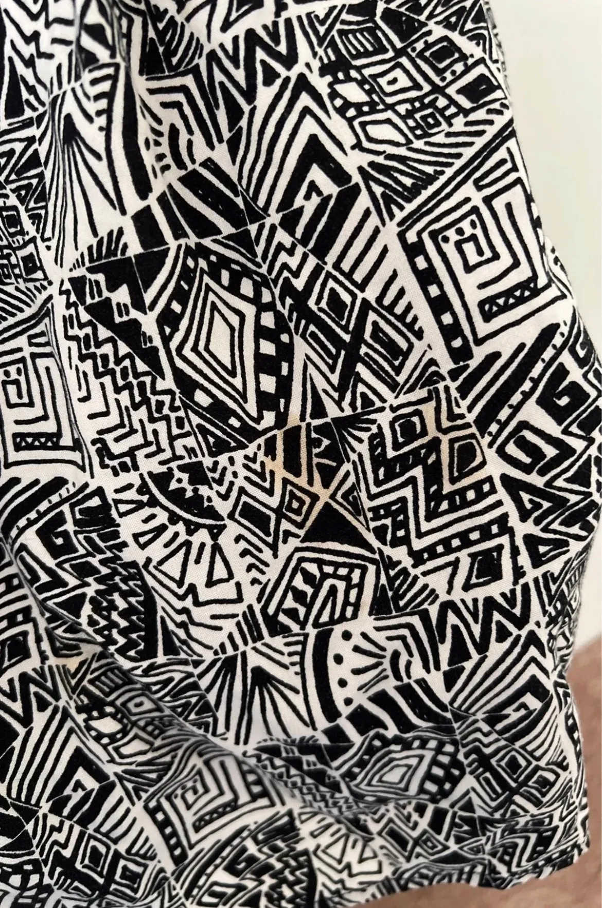 Black & White Print Mini Dress - Image 6