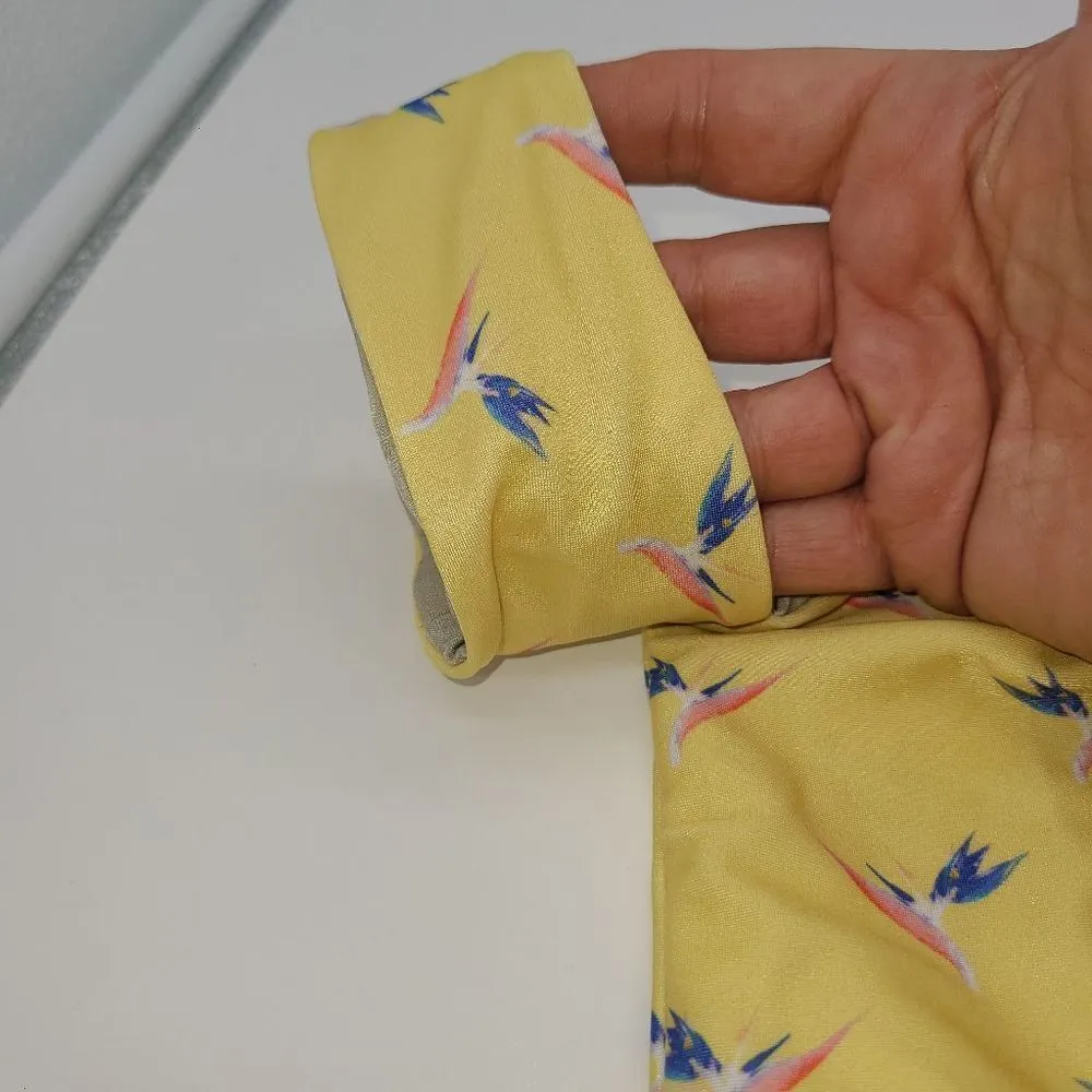 Nirvanic Swim Bikini Kehlani Top in Bird of Paradise (XS) - Image 6