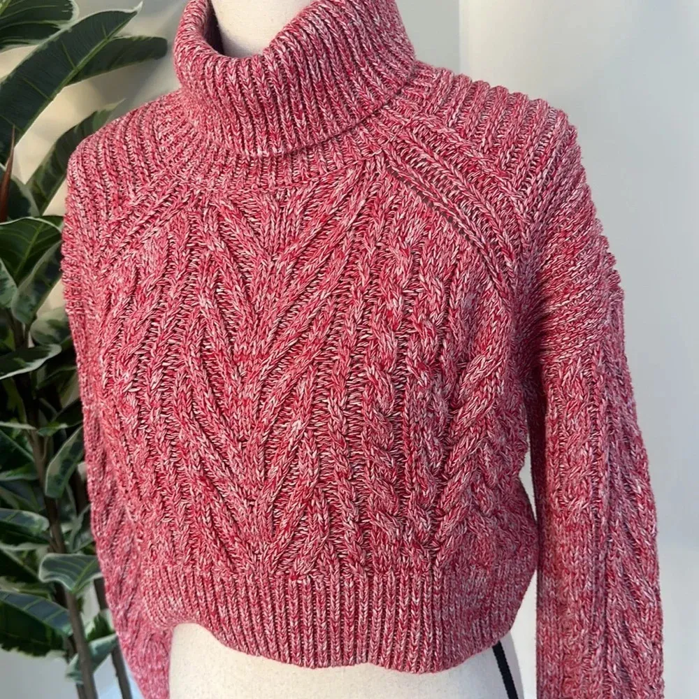 RTR C/MEO Collective Up Together Red Knit Sweater Large - Image 4