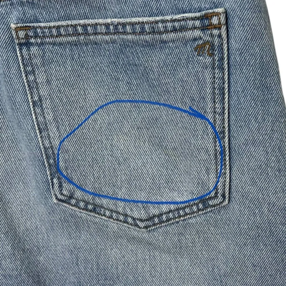 Madewell Relaxed Mid Length Denim Shorts Women’s Size 24 Selton Wash High Rise - Image 12