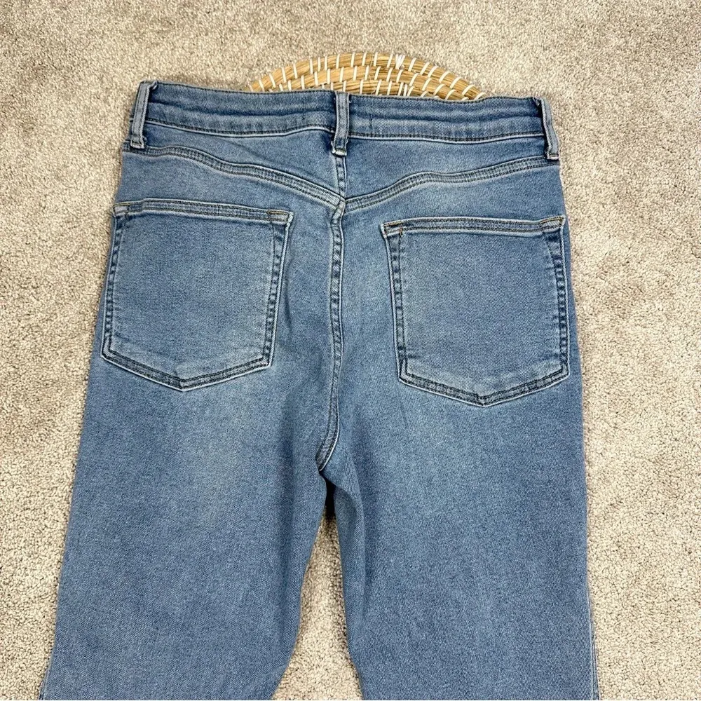 Free People We The Free Raw High-Rise Skinny Jegging Jeans Blue Size 31 - Image 8
