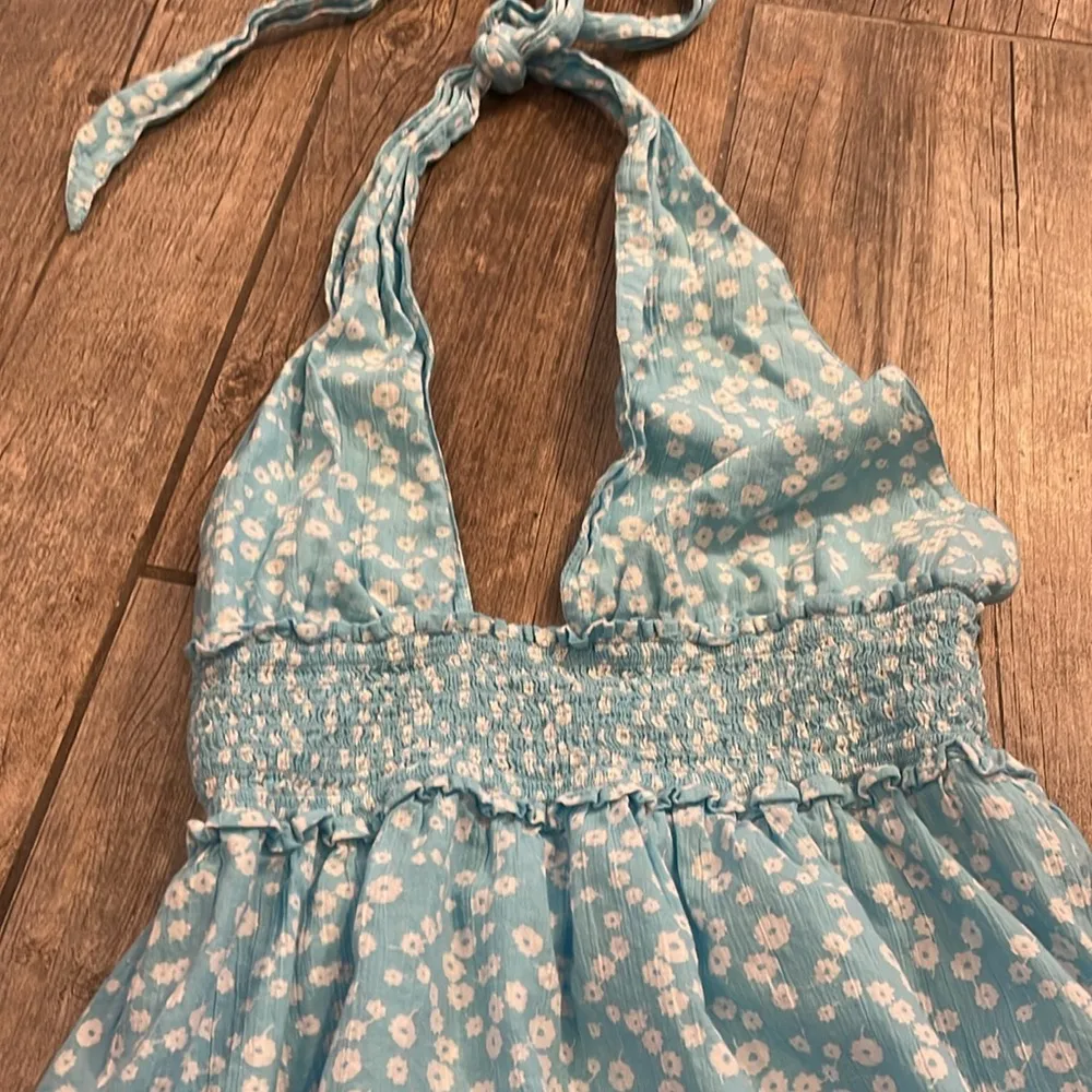 Aerie Ruffle Halter Mini Dress - Image 3