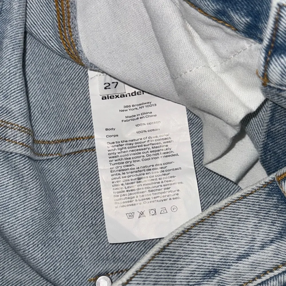 Alexander Wang Double Front Carpenter Jeans in Pebble Bleach - Image 16