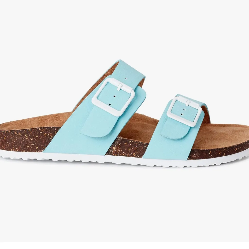 Twentyfourseven by Easy Spirit Cork Slide Sandals - Image 2