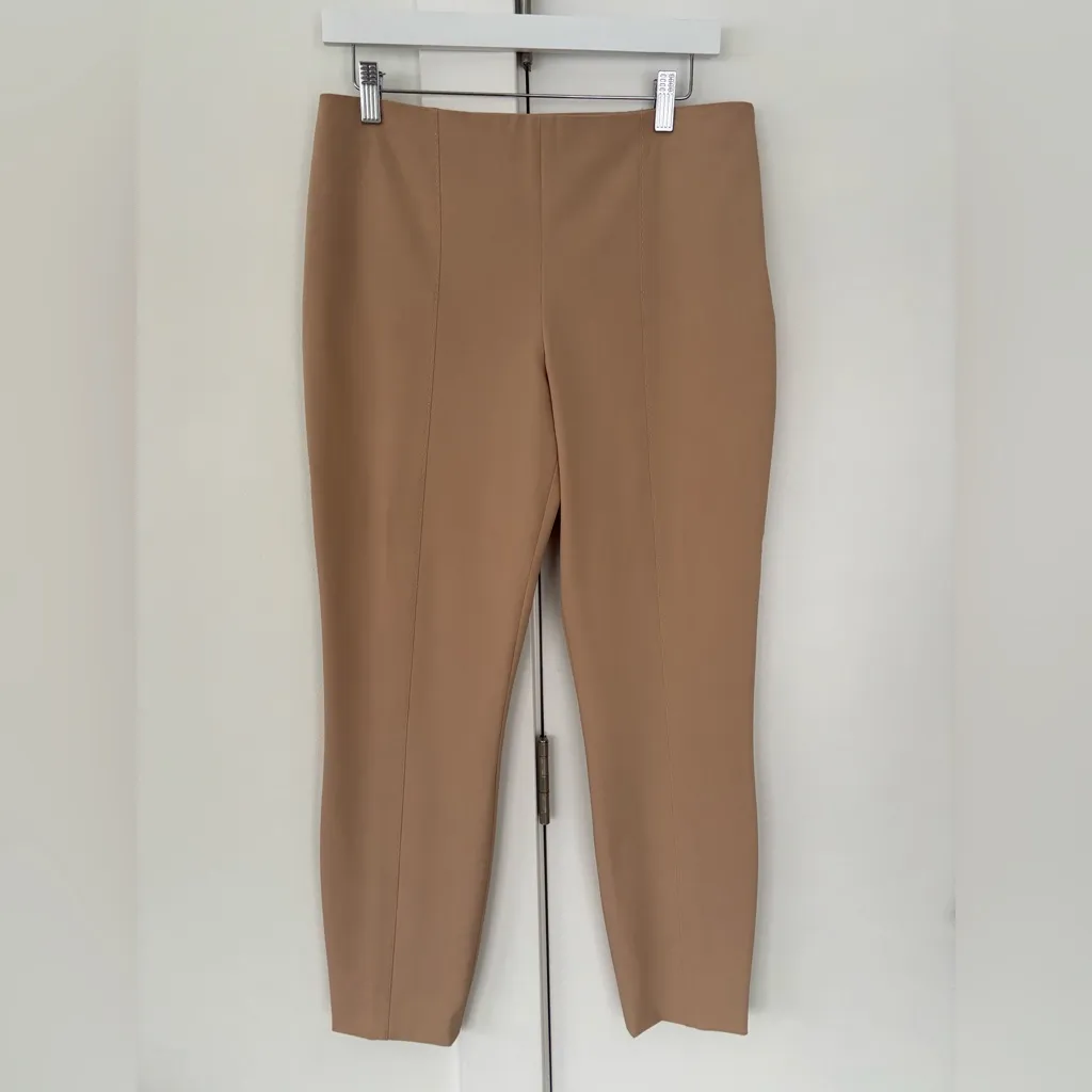 The Row mid-rise, side zip virgin wool ankle length pant size 10 - Image 2