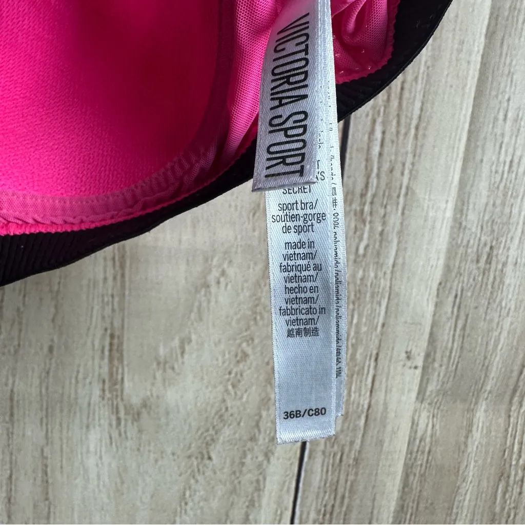Victoria's Secret Victoria Sport Hot Pink Sports Bra - Image 6