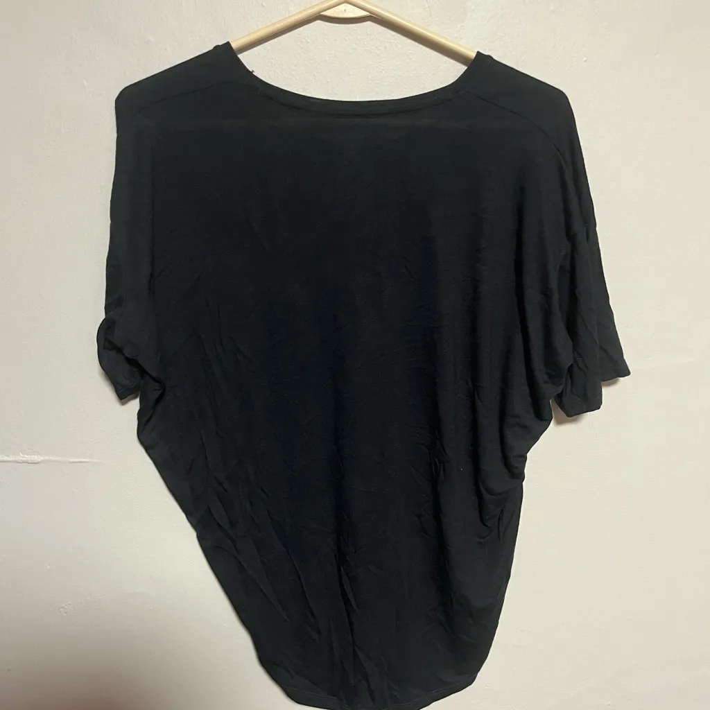 Black Relaxed Boxy Short Sleeve T - Image 4