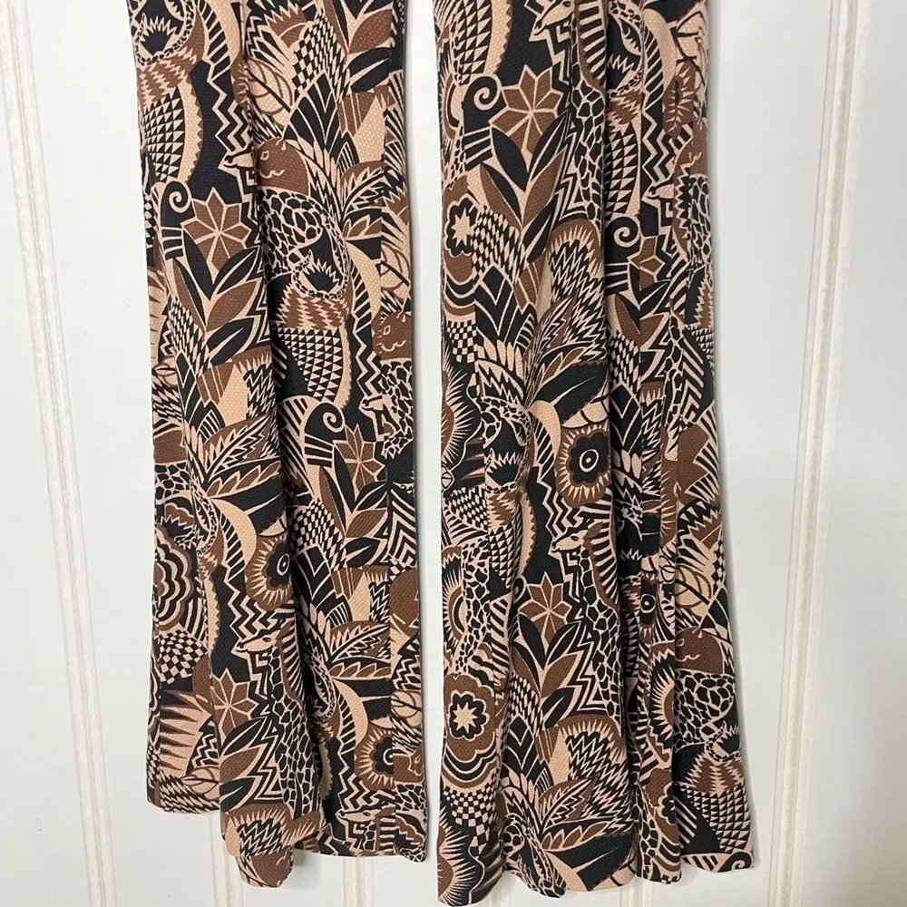 Anthropologie Drapey Flare Pants Bell Bottom Mod Flared 145 - Image 5