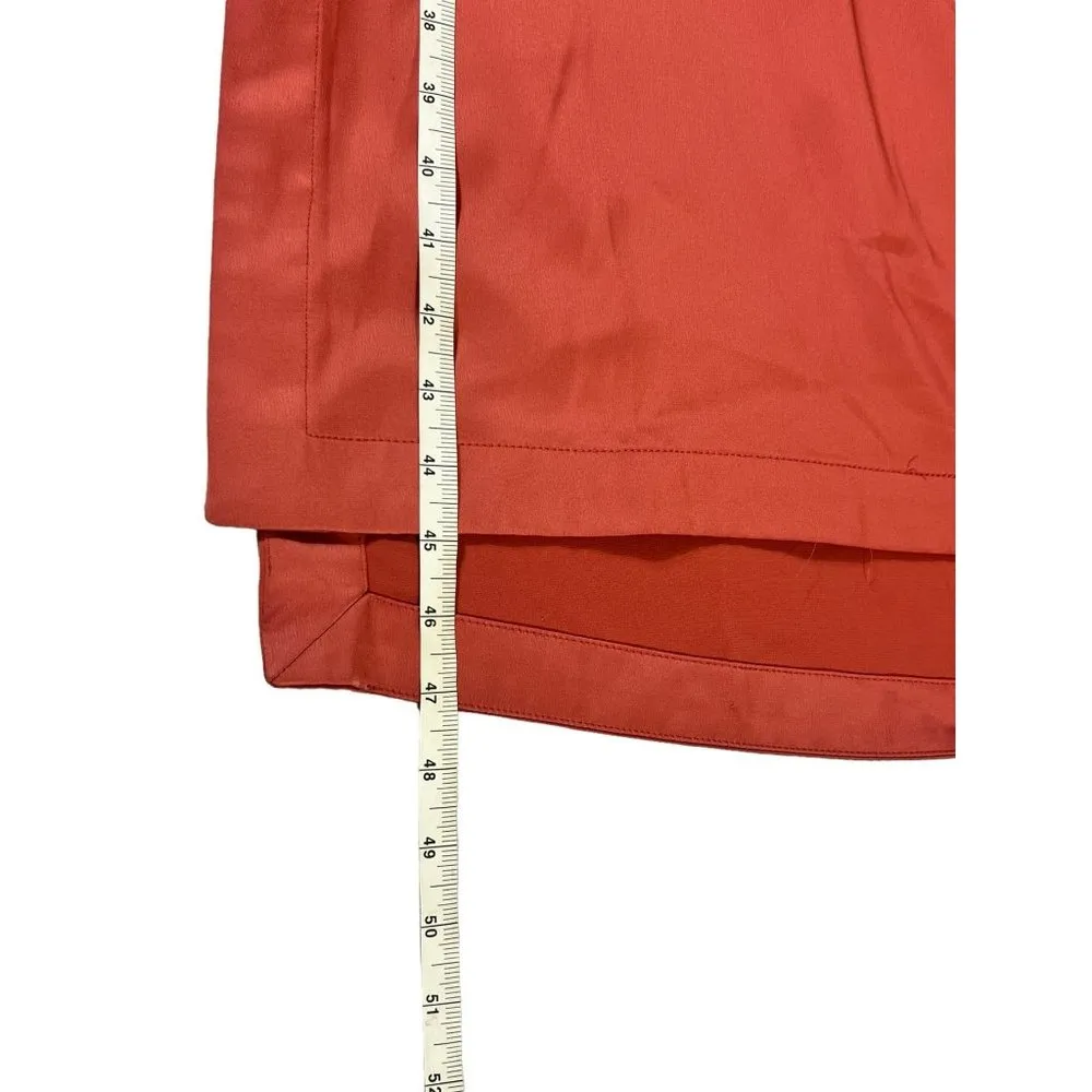 Who What Wear Women's Long Dark Orange Dress - Image 6