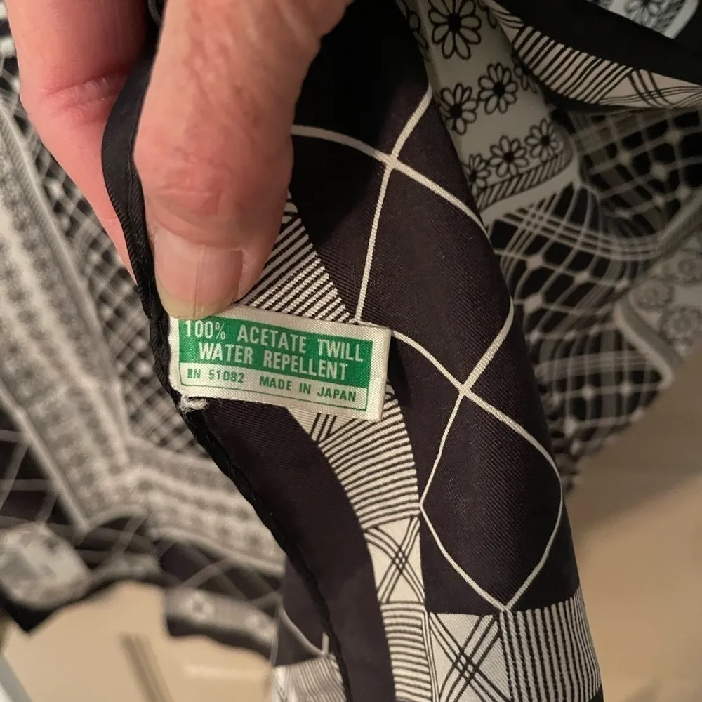 Vintage Jean Antoine Paris Scarf​ Black - Image 3