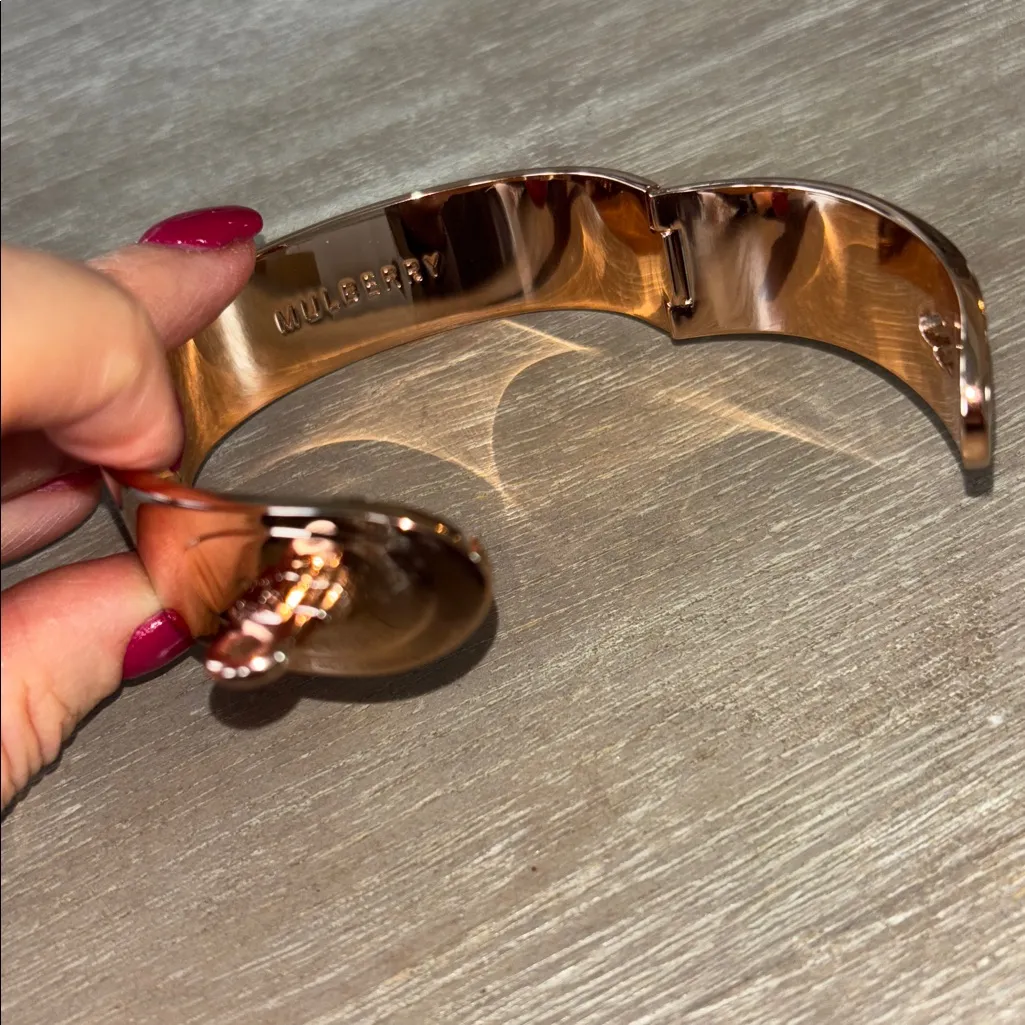Mulberry Bayswater Metal Bracelet in Rose Gold - Image 5