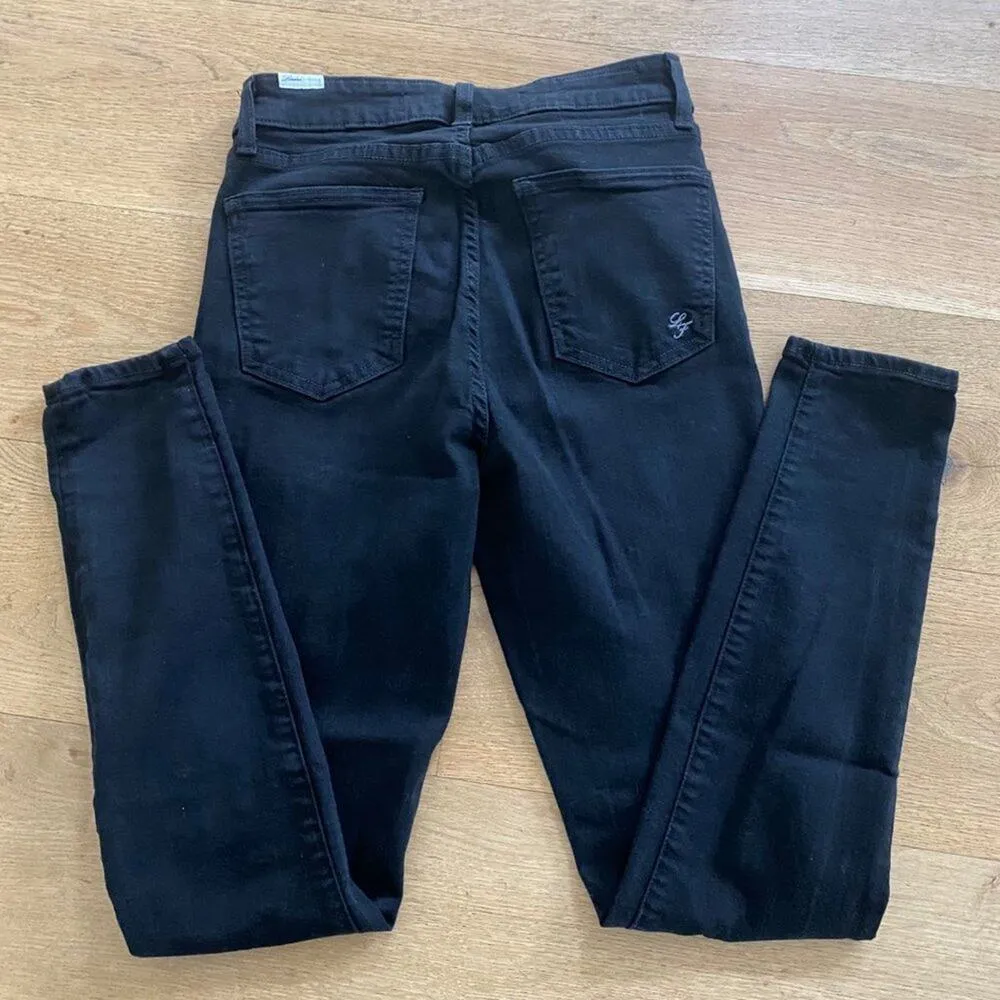 Lovers + Friends - Skinny Jeans in Black Denim - Image 4