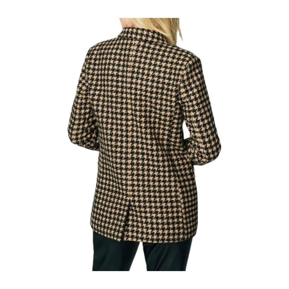 Blank NYC Book Club Blazer in Houndstooth Size S - Image 3
