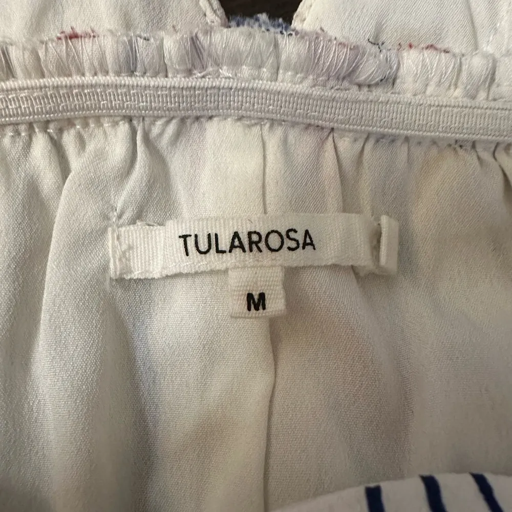 Tularosa Amelia red, white & blue striped sleeveless romper size M NWT - Image 9