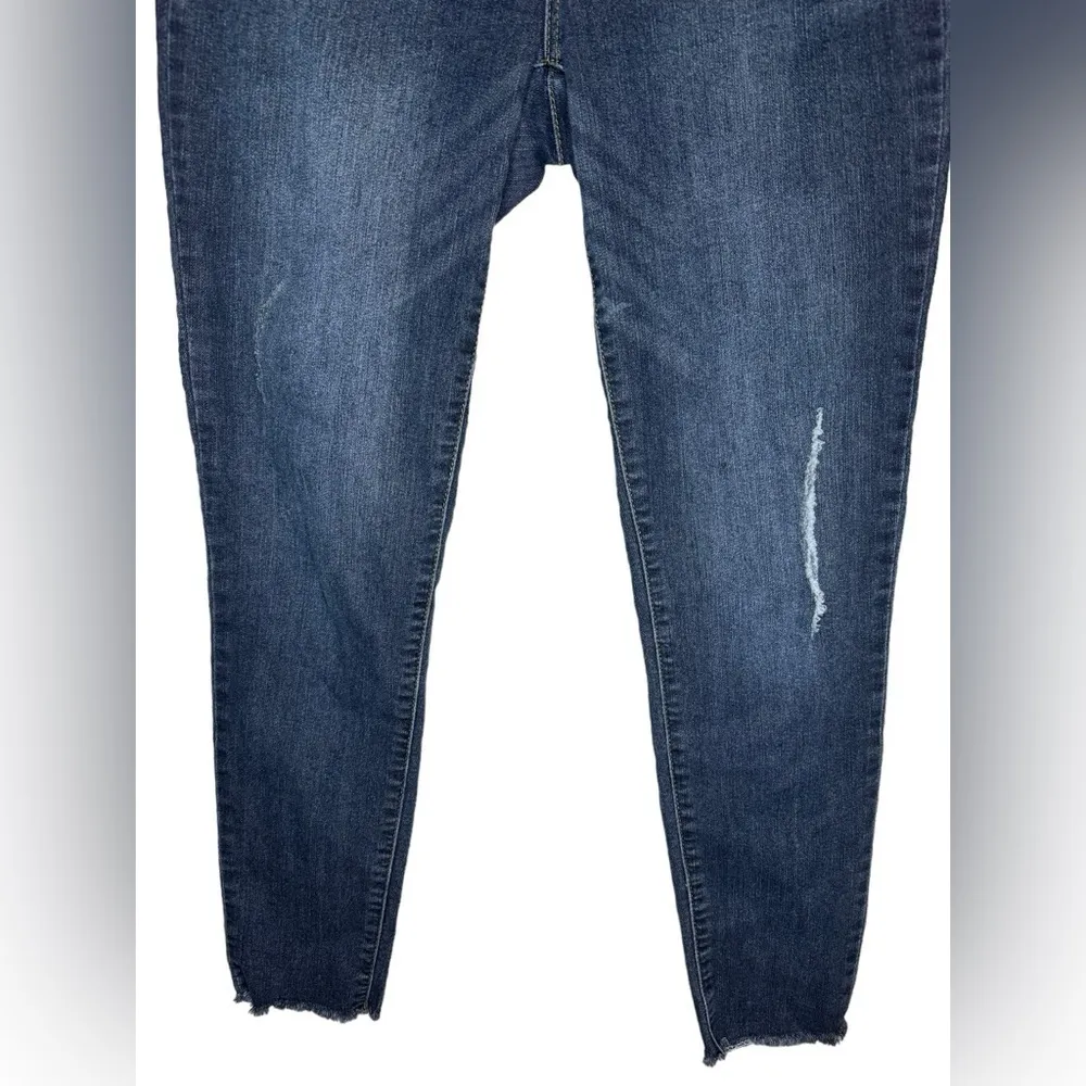 Democracy “Ab” Technology Medium Wash Distressed Skinny Jeans Size 4 - Image 5