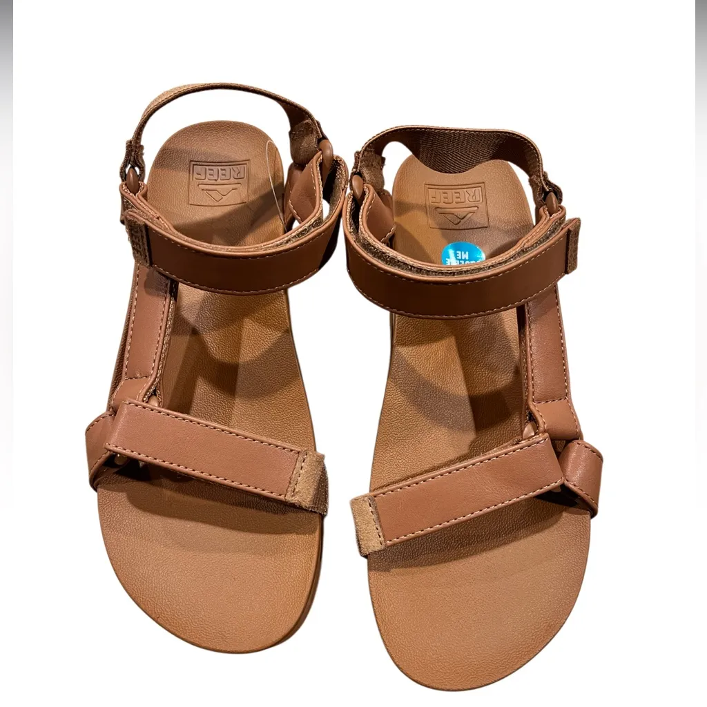Reef Cushion Rem Hi Sandals Cognac Size 8.5 NWT - Image 10