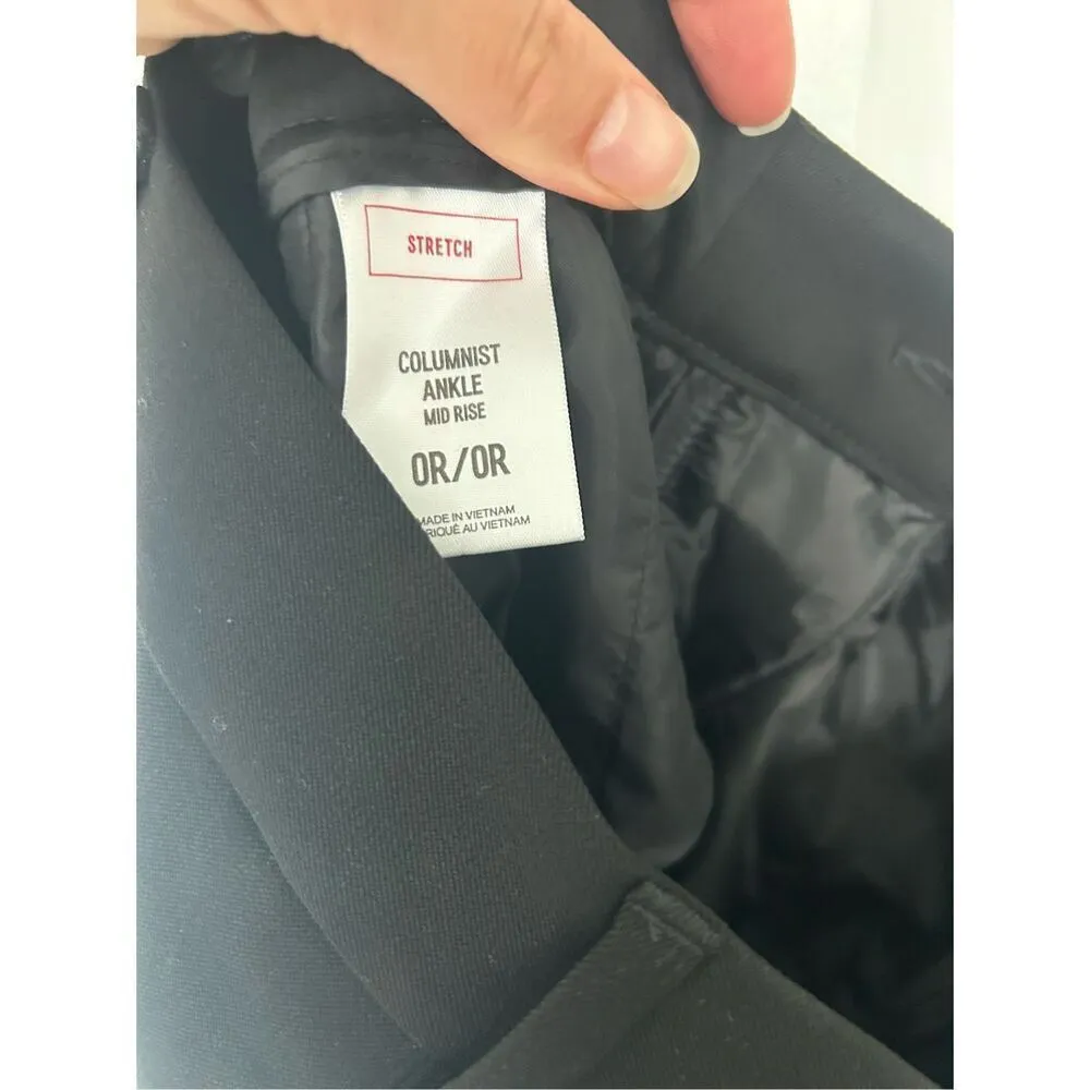 Express pant suit black work attire professional size blazer size 00 pants sz 0R - Image 5