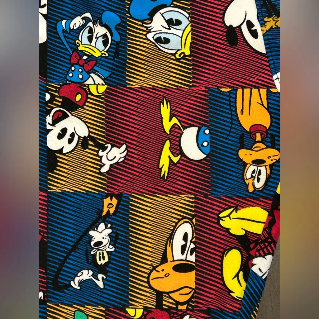 Lularoe Disney bundle of 8 leggings. Mickey, Minnie, Toy Story, Donald, goofy OS - Image 2