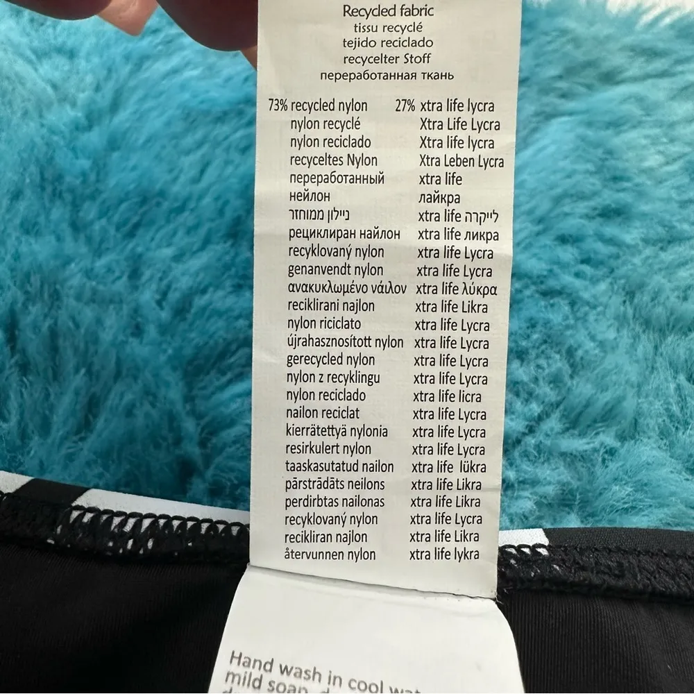 Gottex Monochrome Abstract Bikini Bottom Size 14 - Image 5