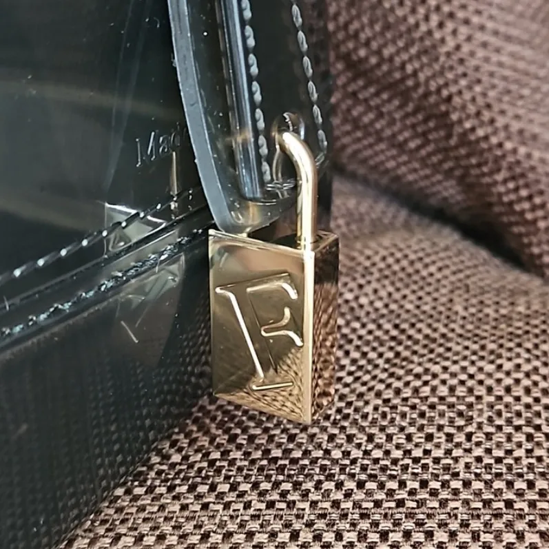 Furla Black Glossy Rubber Small Candy Satchel - Image 15