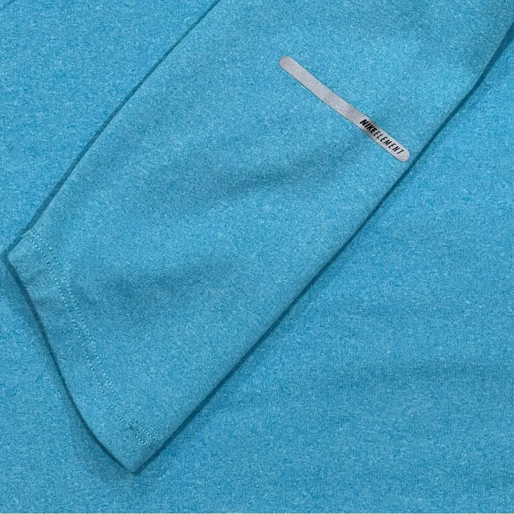 Nike Element Blue Dri-Fit Half Zip Top Size Medium - Image 10