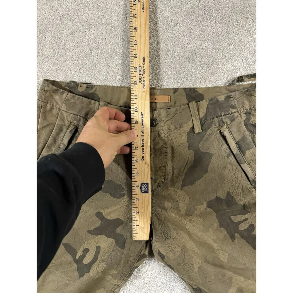 Joe's Jeans Green Camo Utility Skinny Ankle Jeans, Size 27, **1 broken Belt Loop - Image 7